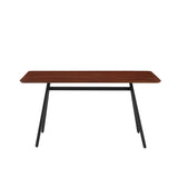 Walker Edison Garret Mid-century Modern/Modern 60" Modern Industrial Veneer and Metal Dining Table GRRD2DDWV