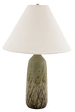 Scatchard 25" Stoneware Table Lamp in Decorated Celadon