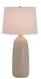 Scatchard 31" Stoneware Table Lamp in Oatmeal