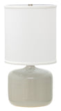 Scatchard 19.5" Stoneware Table Lamp in Gray Gloss