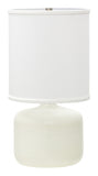 Scatchard 19.5" Stoneware Table Lamp in White Matte
