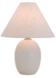 Scatchard 22.5" Stoneware Table Lamp in White Matte