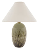 Scatchard 28.5" Stoneware Table Lamp in Decorated Celadon