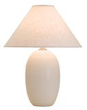Scatchard 28.5" Stoneware Table Lamp in White Matte
