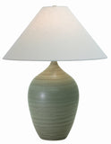 Scatchard 29" Stoneware Table Lamp in Green Matte
