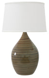 Scatchard 18.5" Stoneware Table Lamp in Tigers Eye