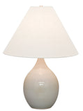 Scatchard 22.5" Stoneware Table Lamp in Gray Gloss