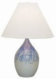 Scatchard 28" Stoneware Table Lamp in Decorated Gray