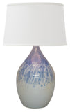 Scatchard 24.5" Stoneware Table Lamp in Decorated Gray