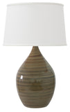 Scatchard 24.5" Stoneware Table Lamp in Tigers Eye