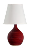 Scatchard 13.5" Mini Accent Lamp in Copper Red