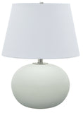 Scatchard 22" Stoneware Table Lamp in White Matte