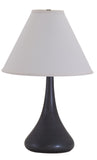 Scatchard 23" Stoneware Table Lamp in Black Matte
