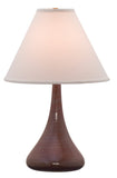 Scatchard 23" Stoneware Table Lamp in Iron Red