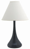 Scatchard 26" Stoneware Table Lamp in Black Matte