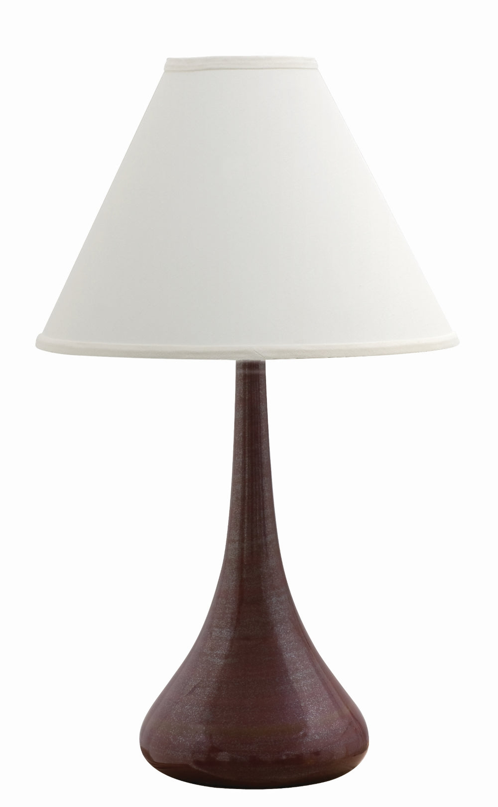 Scatchard 26" Stoneware Table Lamp in Black Matte