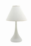Scatchard 26" Stoneware Table Lamp in White Matte
