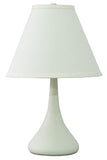 Scatchard 19" Stoneware Table Lamp in White Matte