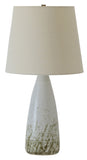 Scatchard 25.5" Stoneware Table Lamp in Eggplant