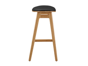 Greenington Skol Bar Height Stool With Leather Seat - Set of 2 GSK004CA