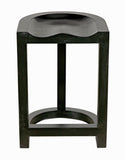 Noir Saddle Counter Stool GSTOOL111HBS