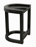 Noir Saddle Counter Stool GSTOOL111HBS