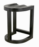 Noir Saddle Counter Stool GSTOOL111HBS