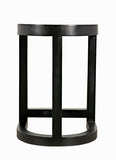 Noir Saddle Counter Stool GSTOOL111HBS