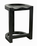 Noir Saddle Counter Stool GSTOOL111HBS