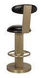 Noir Sedes Counter Stool GSTOOL235MB-S