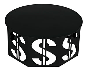 Noir Dollar Coffee Table GTAB1119MTB