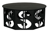 Noir Dollar Coffee Table GTAB1119MTB