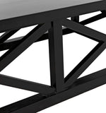 Noir Sutton Coffee Table,Hand Rubbed Black GTAB121HB