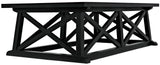 Noir Sutton Coffee Table,Hand Rubbed Black GTAB121HB