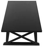 Noir Sutton Coffee Table,Hand Rubbed Black GTAB121HB