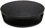 Noir Eclipse Oval Coffee Table GTAB132MTB