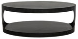 Noir Eclipse Oval Coffee Table GTAB132MTB