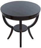 Noir Scheffield Round End Table GTAB223D