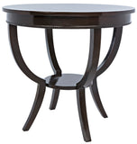 Noir Scheffield Round End Table GTAB223D