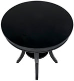 Noir Scheffield Round End Table GTAB223