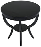 Noir Scheffield Round End Table GTAB223