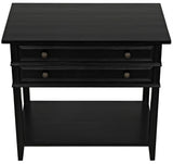 Noir Colonial 2-Drawer Side Table GTAB237D1