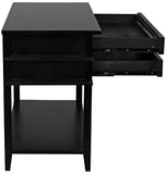 Noir Colonial 2-Drawer Side Table GTAB237D1