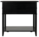 Noir Colonial 2-Drawer Side Table GTAB237D1