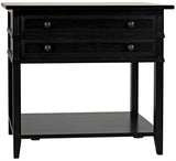 Noir Colonial 2-Drawer Side Table GTAB237D1