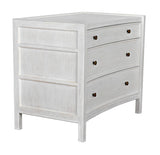 Noir Hampton Side Table,White Wash GTAB245WH