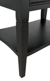 Noir Oxford 2-Drawer Side Table GTAB246HB