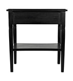 Noir Oxford 1-Drawer Side Table GTAB247HB