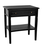 Noir Oxford 1-Drawer Side Table GTAB247HB