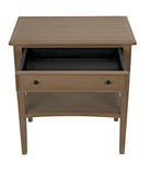 Noir Oxford 1-Drawer Side Table GTAB247WEA